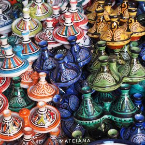 colorful-tiny-tagines-for-salt-and-pepper-in-Morocco