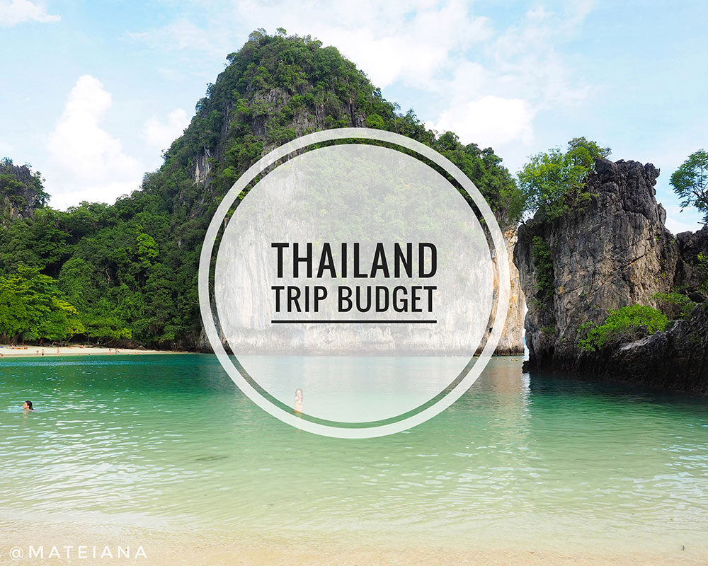 thailand budget cost travel