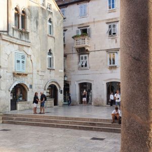 Diocletian-s-Palace,-Split,-Croatia---Architectural-details